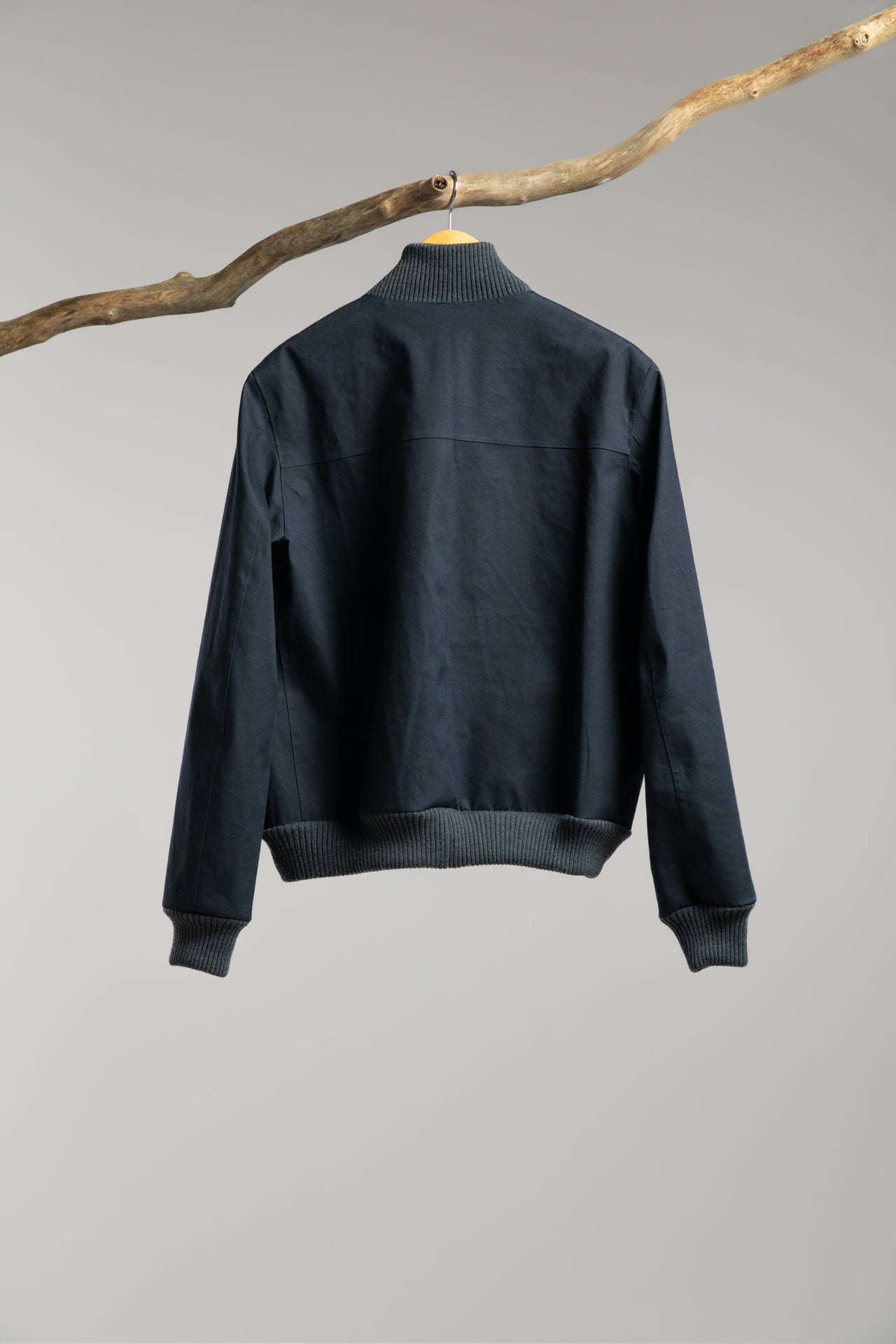 Hancock Article 76 - Bomber with Ribbed Knit Cuff