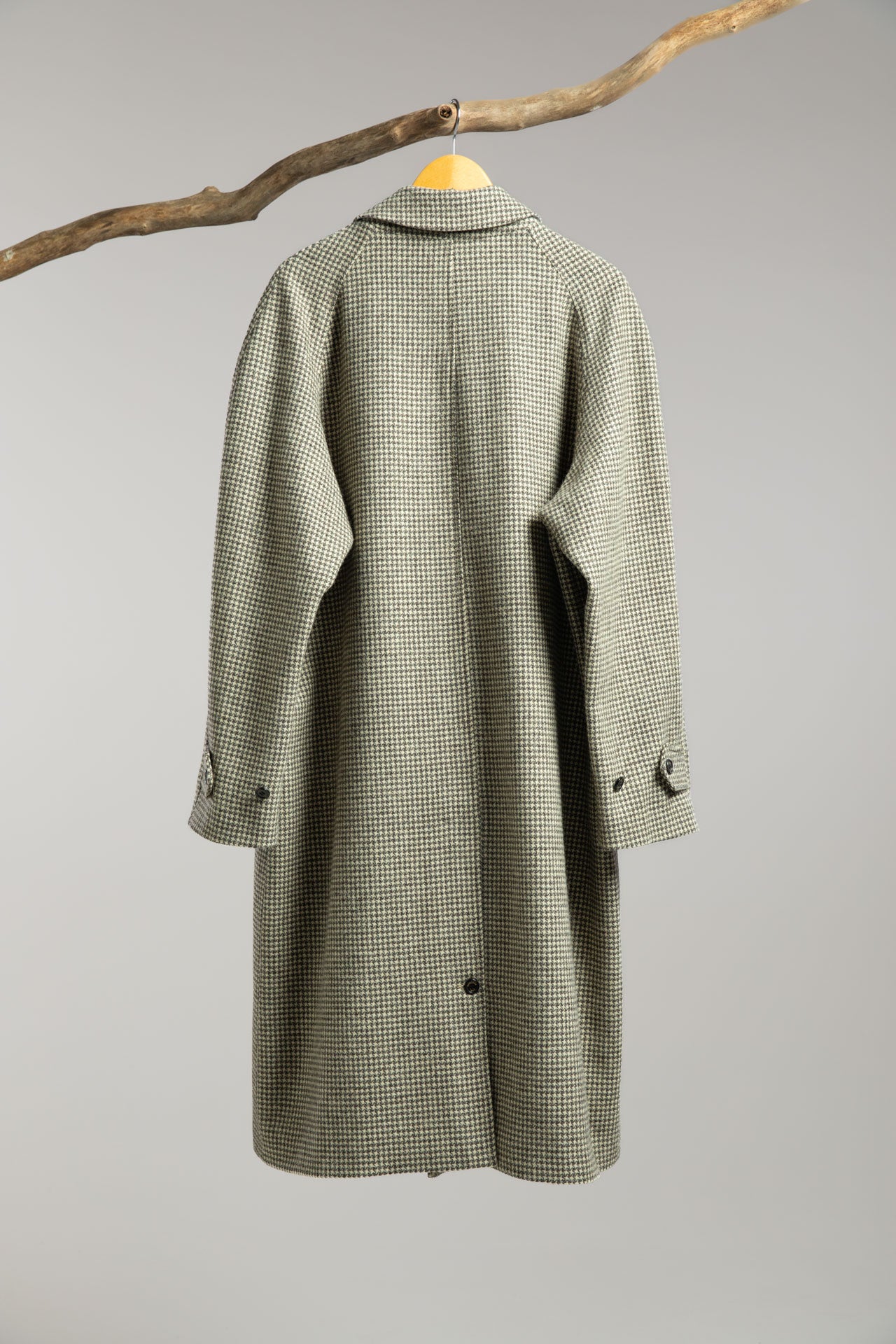 Hancock Article 73 - Wool Article - Single Breasted Long Coat with Newspaper Pockets