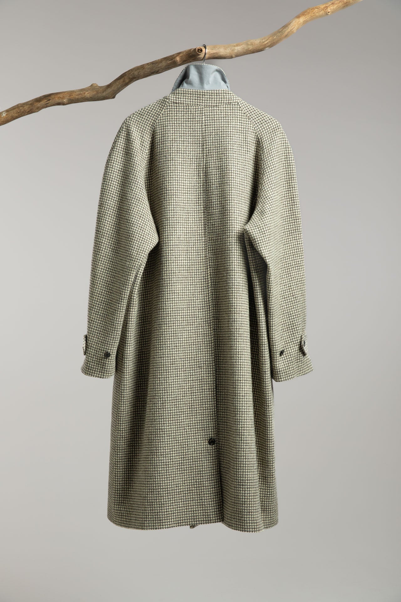 Hancock Article 73 - Wool Article - Single Breasted Long Coat with Newspaper Pockets